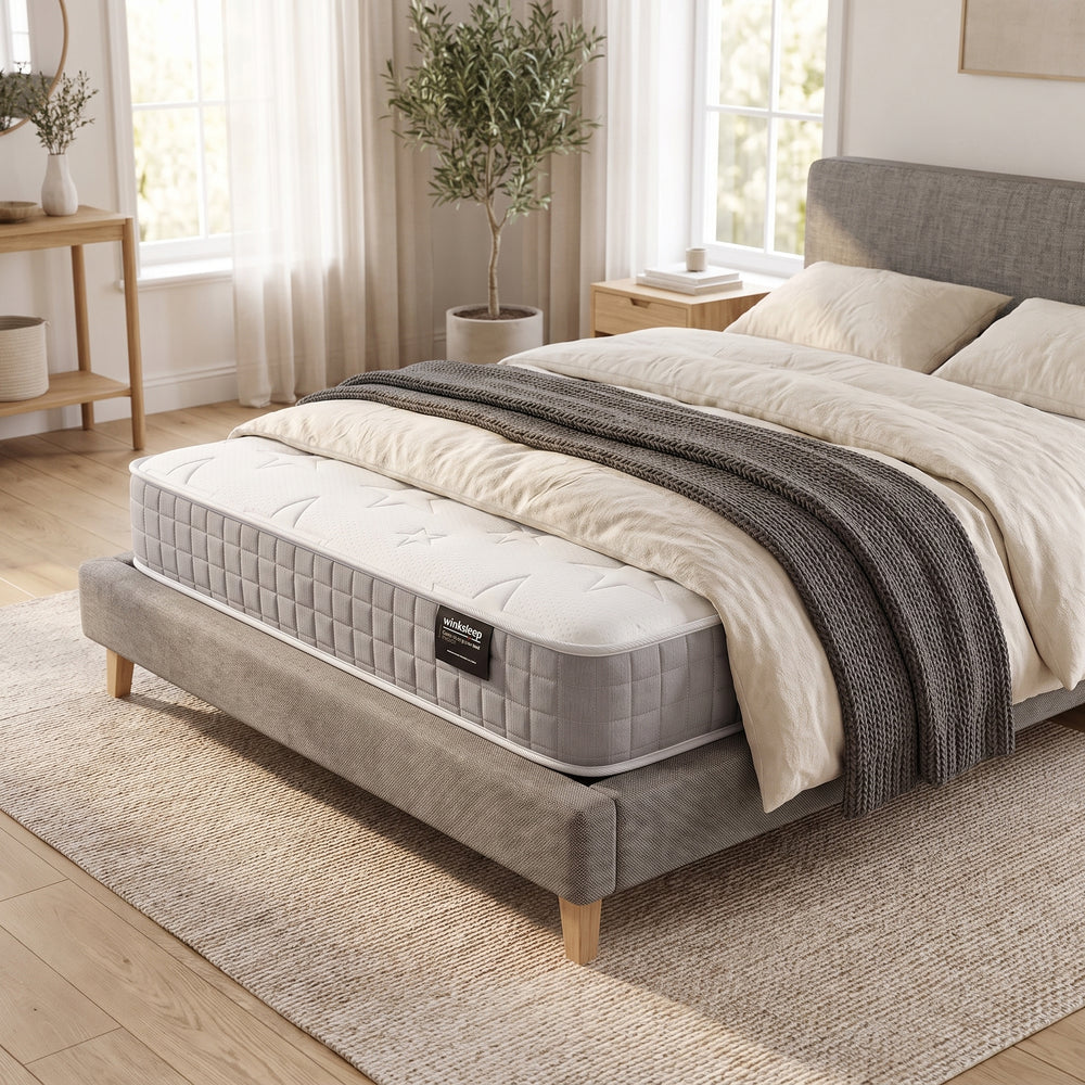 WinkSleep LUXE Junior - Kids Sovereign Mattress – 16cm Deep, Adaptive Core™ Pocket Springs & Memory Foam Comfort