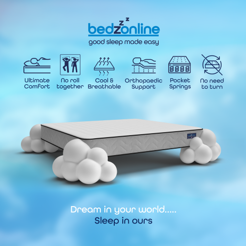 BedzOnline Hydro Pocket Spring Memory Mattress