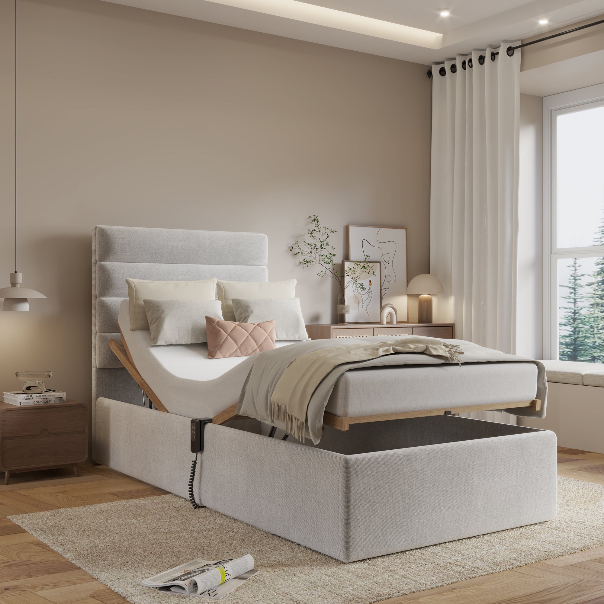 LuxeRise Support Adjustable Electric Bed