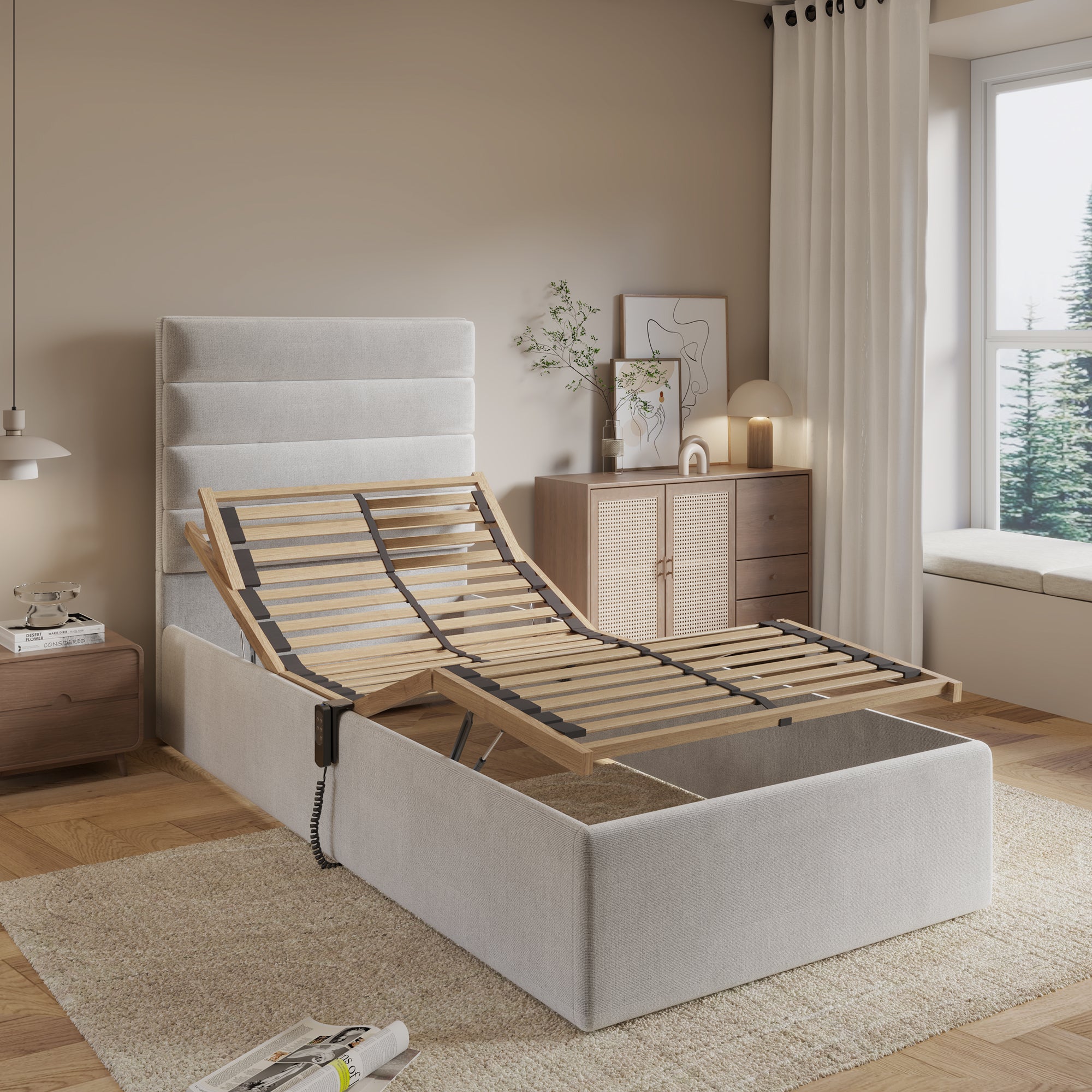 LuxeRise Support Adjustable Electric Bed