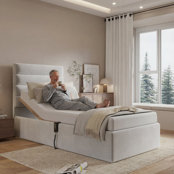 LuxeRise Support Adjustable Electric Bed
