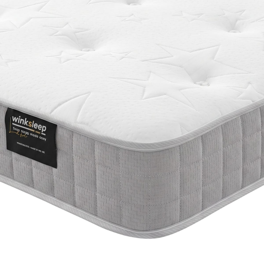 WinkSleep LUXE Junior - Kids Sovereign Mattress – 16cm Deep, Adaptive Core™ Pocket Springs & Memory Foam Comfort