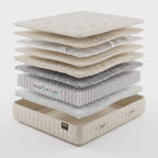 WinkSleep LUXE Mayfair Natural 2000 Mattress – 25cm Deep, Adaptive Core™ Pocket Springs with Luxury Natural Fillings