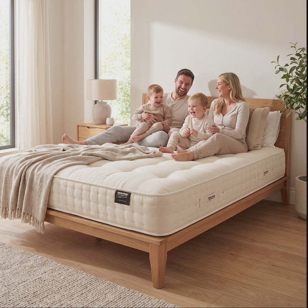 WinkSleep LUXE Mayfair Natural 2000 Mattress – 25cm Deep, Adaptive Core™ Pocket Springs with Luxury Natural Fillings