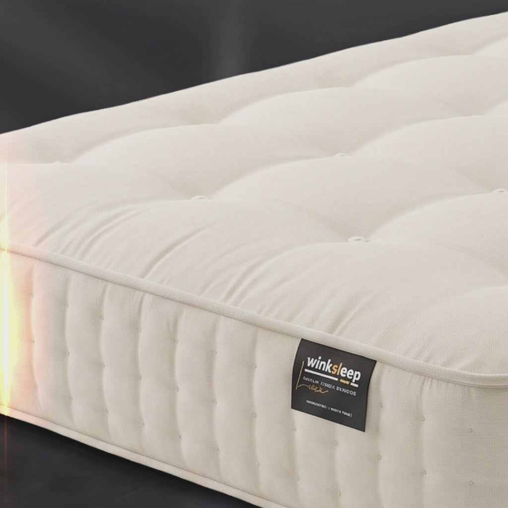 WinkSleep LUXE Westminster Natural 3000 Mattress 28cm Deep, Adaptive Core™ Pocket Springs with Premium Natural Fillings