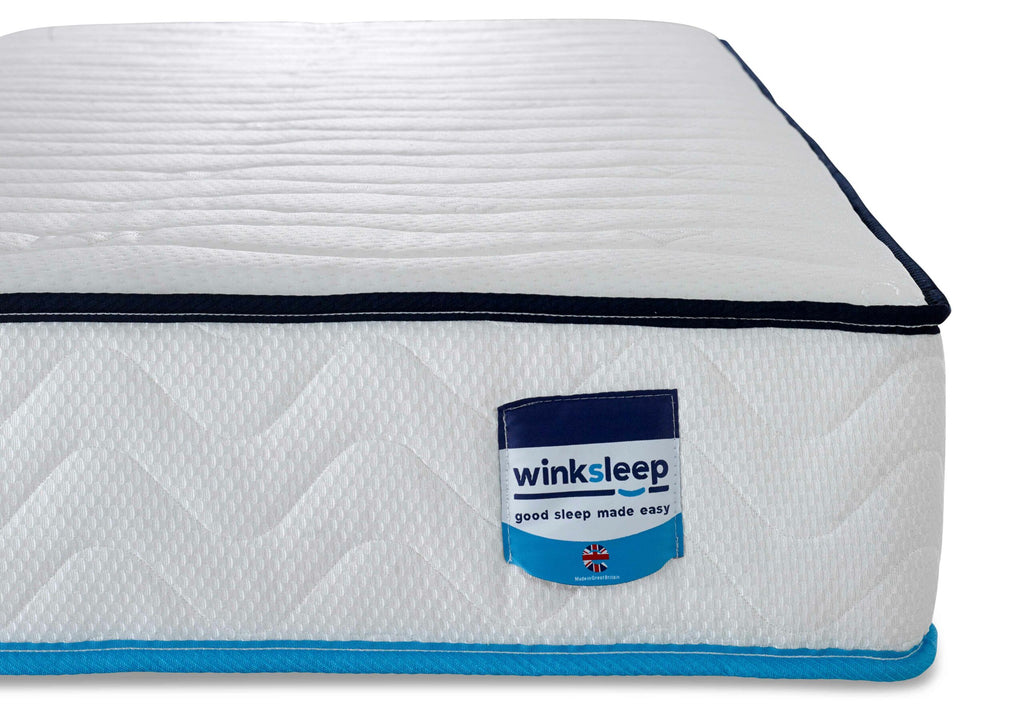 Wink Sleep Ultra Cool Mattress – Cool Blue Memory Foam and Open Coil Mattress