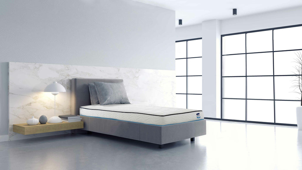 Wink Sleep Ultra Cool Mattress – Cool Blue Memory Foam and Open Coil Mattress